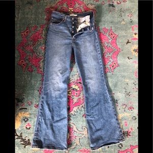 Levi’s rib cage flare button fly